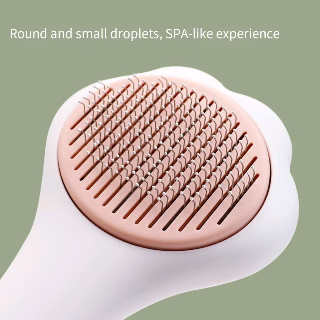 Pet dogs and cats automatic hair removal needle comb for grooming and hair brushing wholesale|OEM|ODM