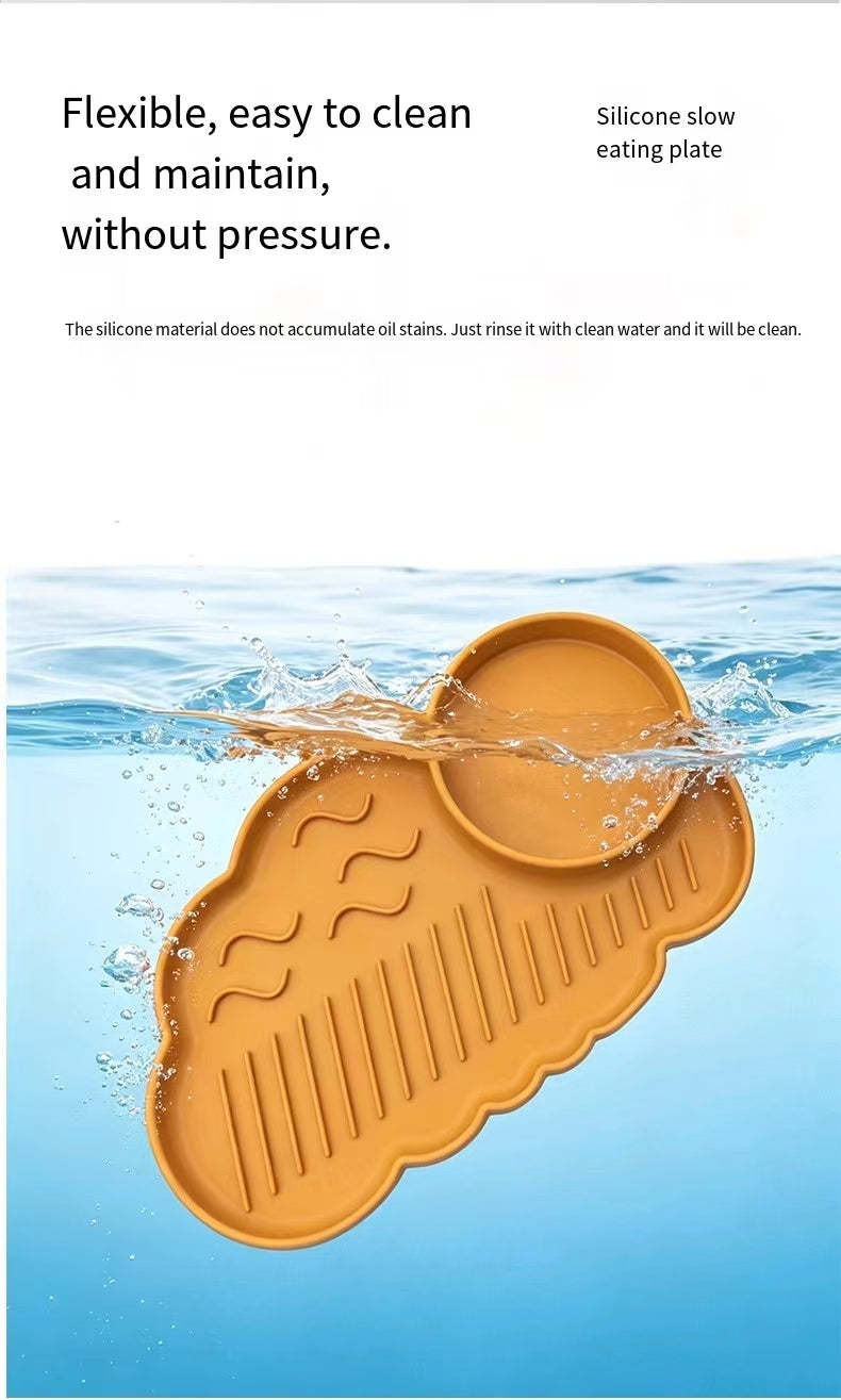 Silicone Pet Lick Mat with Suction Cups | Slow Feeding Anti-Choke Mat for Dogs & Cats