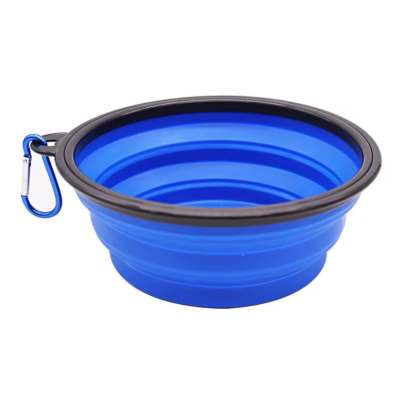 Foldable Silicone Pet Bowl, Spill-Proof Dog Feeding & Watering Bowl for Dogs and Cats（9-Color Sample Pack Available, wholesale/OEM/ODM