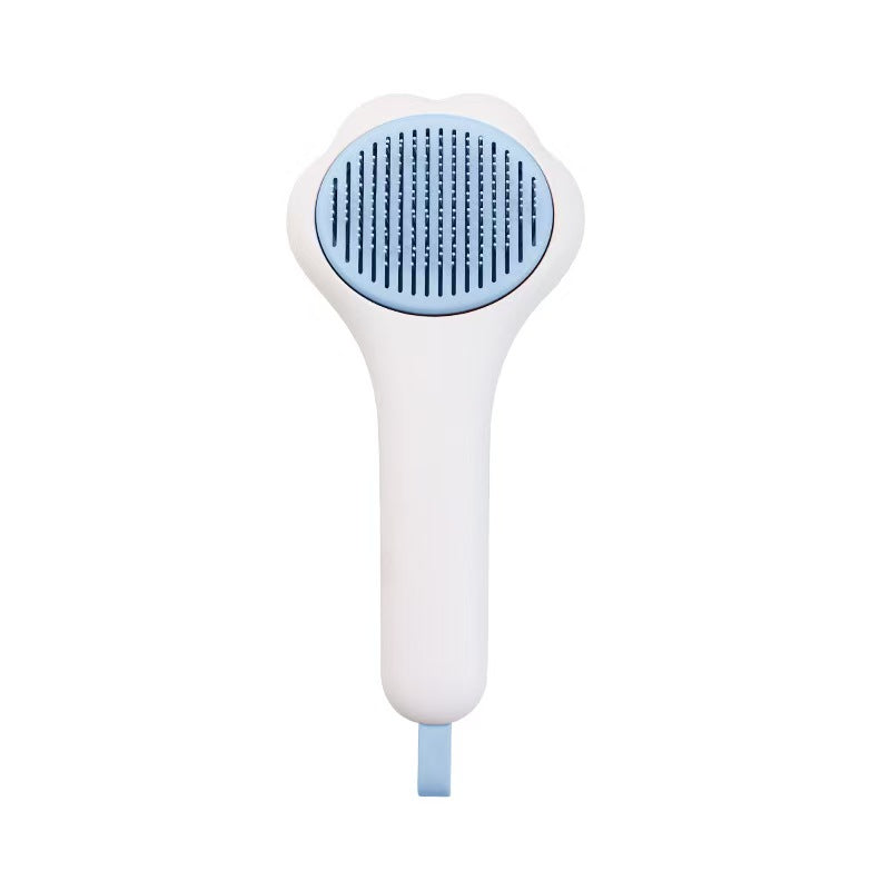 Pet dogs and cats automatic hair removal needle comb for grooming and hair brushing wholesale|OEM|ODM